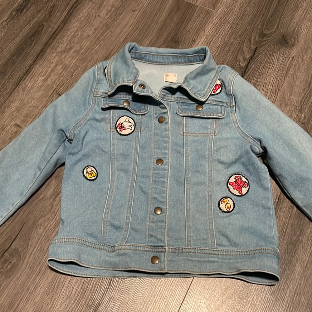 Disney collection by TuTu Couture Jean Jacket Versatile Minnie Mouse Patches